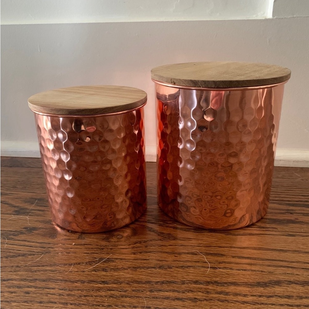 Uncommon James Home Copper Canister set